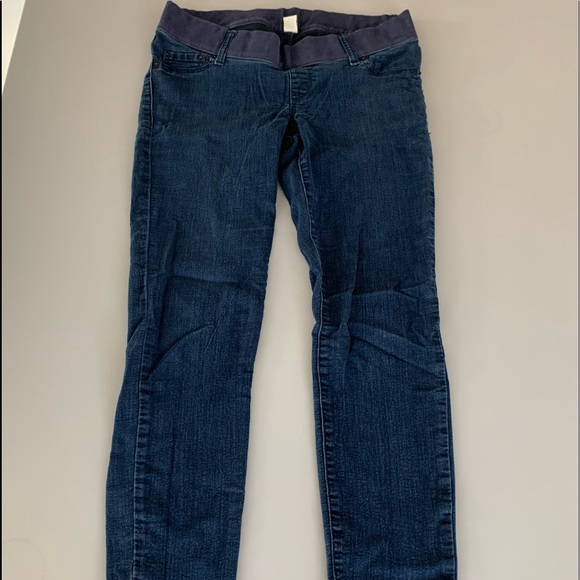 Old Navy Pants - OLD NAVY Maternity blue jeans - Size 6 -GUC